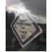 Groundspeak approved "Geocachers on board" Trackable aluminium sign